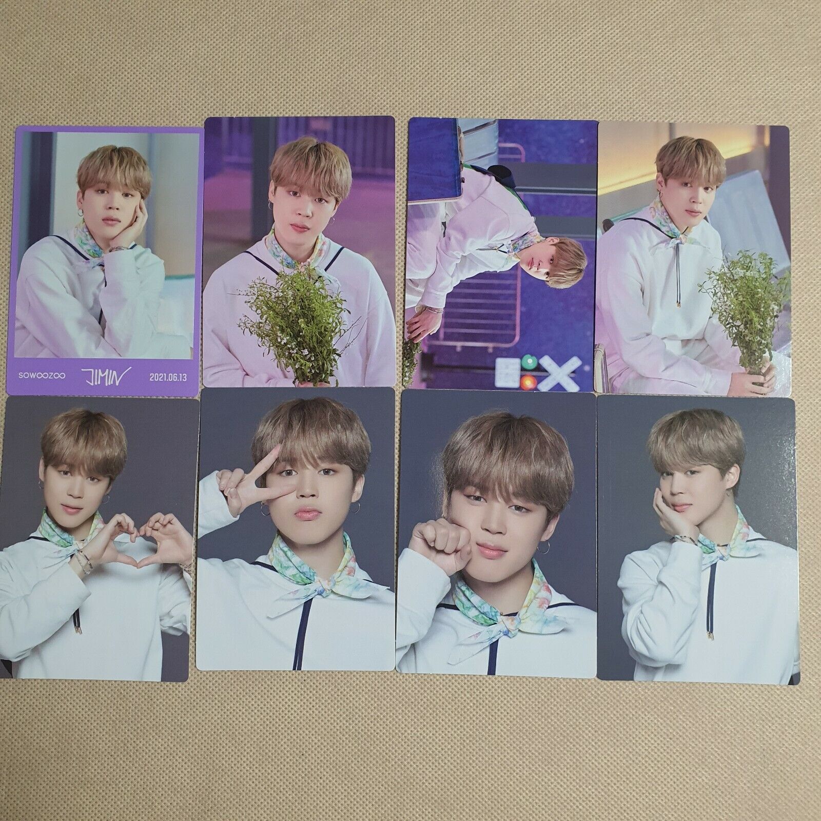 BTS- SOWOOZOO 2021 Muster Official Mini 8 Photocard collection set - JIMIN  | eBay