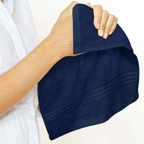 Washcloth Towels Set Pack of 12 Towel Premium Cotton 600 GSM 12x12" Utopia Towel - Picture 19 of 88