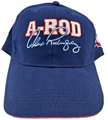 Vintage Texas Rangers Hat Cap Alex Rodriguez Fox Sports Net Adjustable A-Rod MLB
