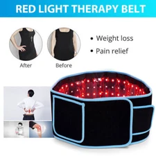 660nm 850nm Newest Red Light LED Therapy Waist Wrap Pad Belt Pain Relief Machine