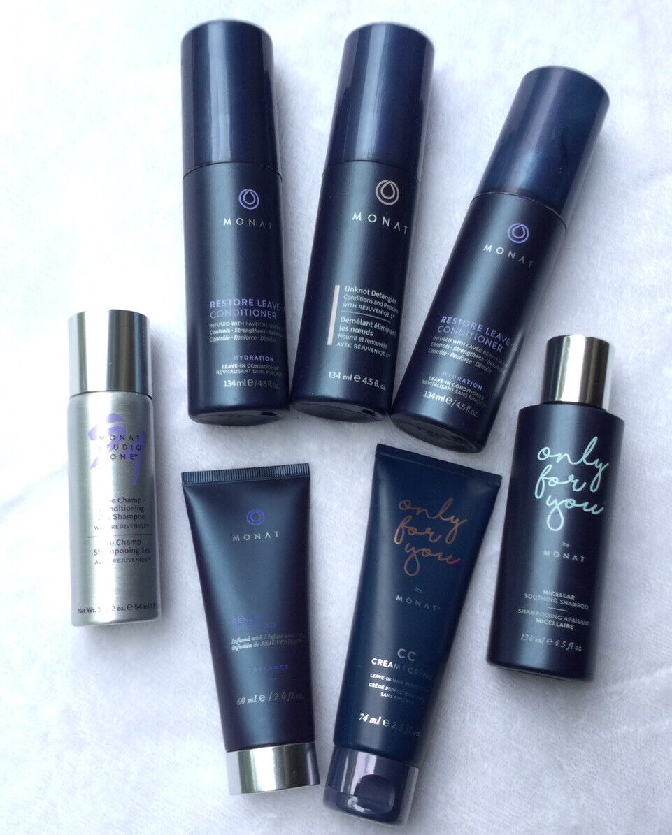 Monat Hair Care Lot Of 7 Leave-In Conditioner, Dry Shampoo, CC Crème &  More! NEW | eBay