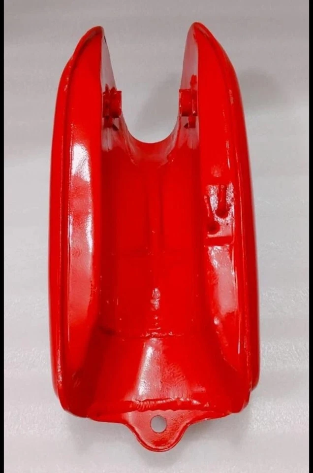 FIT FOR Honda ATC 70 Red Steel Fuel Petrol Gas Tank 1978-1985 + Cap - Image 2 of 2