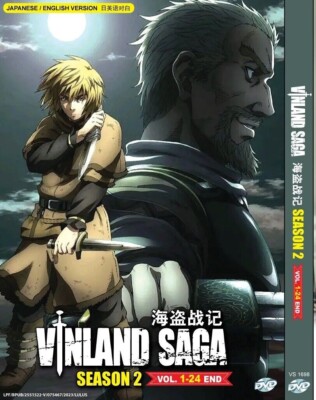 Vinland Saga Season 2 Complete Vol.1-24 End Anime DVD [English Dub] [Free Gift]