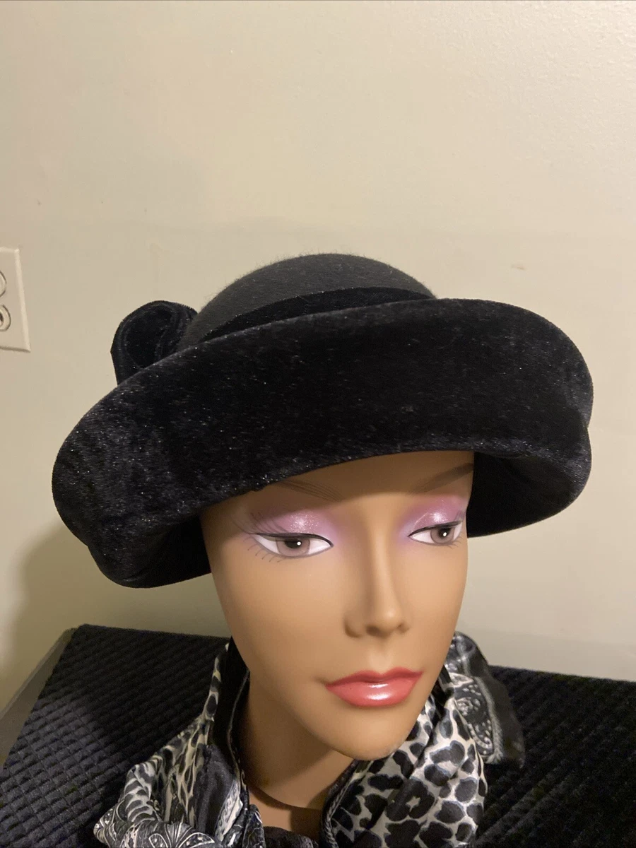 Size M Cloche 100% Wool Vintage Hats for Women for sale | eBay display picture 3