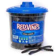 Red Vines Black Licorice Twists 3.5 lb Jar amz z black licurice  red vines