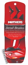 MOTHERS-156200 4 Pack Detail Brushes -Ideal for Trim & Detailing- No Scratch