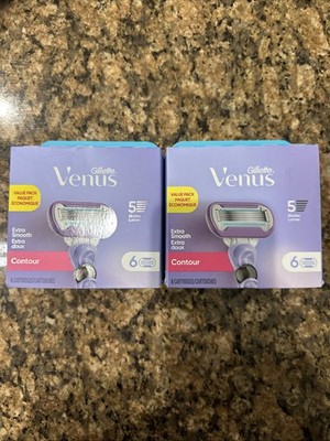 Gillette Venus Contour (former Deluxe Smooth Swirl Refill) Blades -12 Cartridges