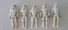 Vintage 1977 Kenner Star Wars Stormtrooper Action Figure Lot Of 5  ,read