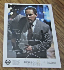 Kevin Chapman Autographed 8X10 Photograph "Person of Interest" Detective Fusco