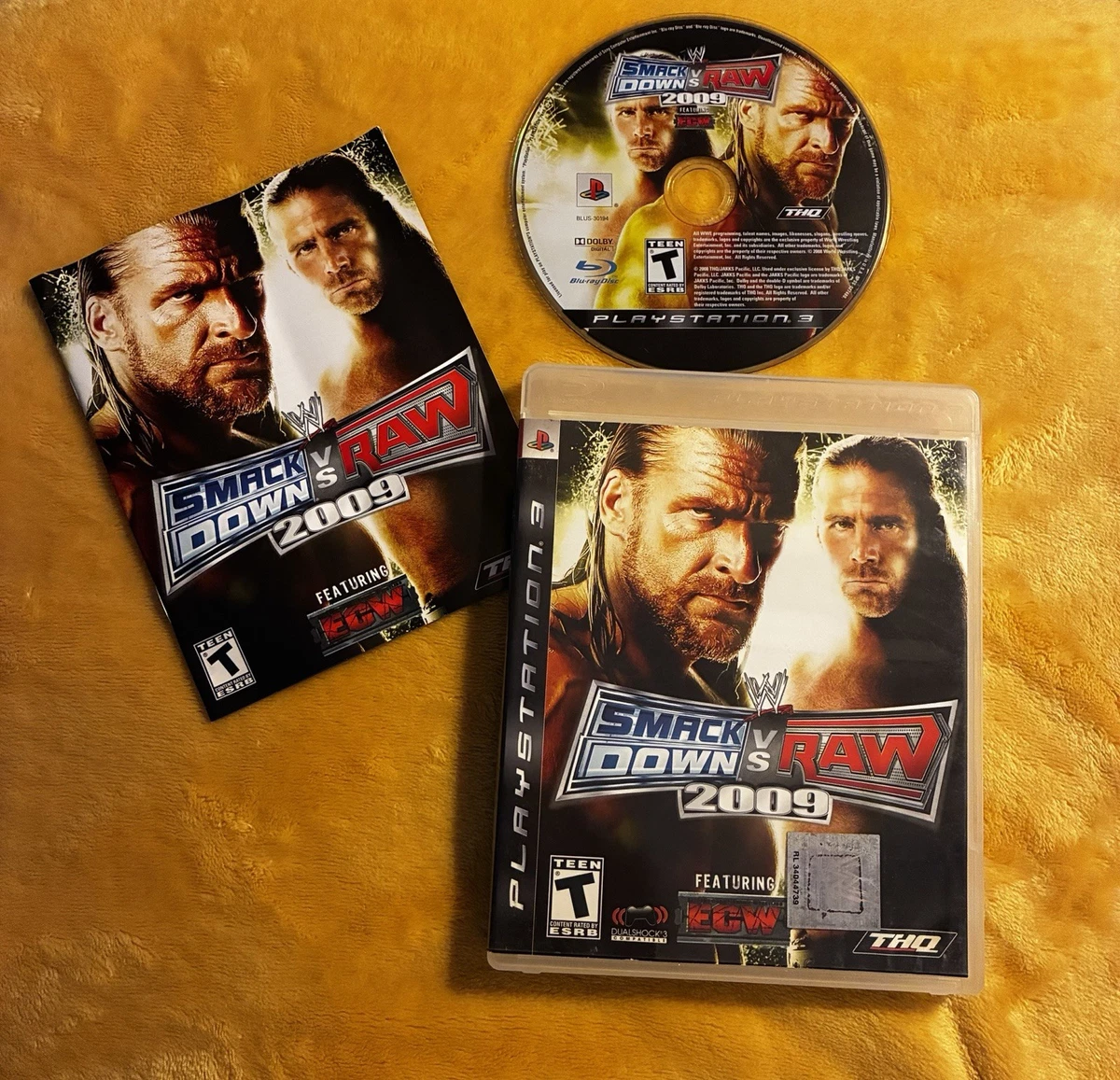 Sony PlayStation 3 WWE Smackdown vs. Raw 2009 Video Games for sale