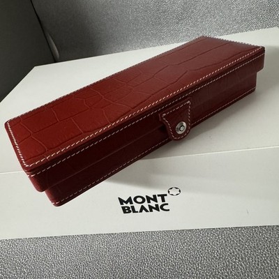 Montblanc Artisan La Vie De Boheme Leder Stift Etui / Box / Rot Ungenutzt!!