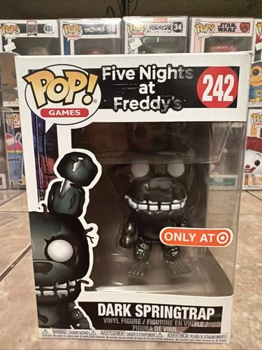 Funko Pop! Five Nights at Freddy's #242 Dark Springtrap w/Hard Protector