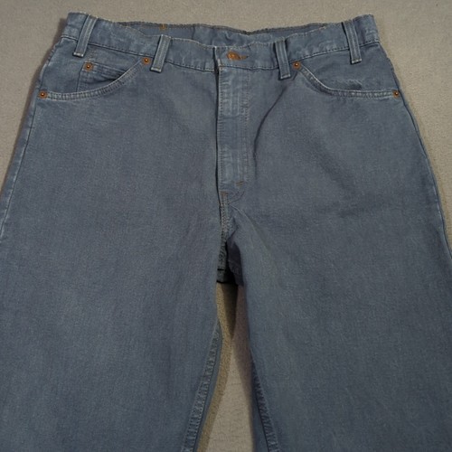 Jeans Levi's vintage 36x34 blu 550 arancione linguetta vestibilità rilassata gamba affusolata made in USA - Foto 5 di 14