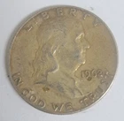 1962 D Benjamin Franklin Half Dollar Coin