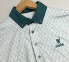 Greyson Men's Snake Print Performance Stretch Polo Shirt Lake Nona Golf Size M