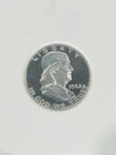 1962 US Silver Franklin Silver Half Dollar Coin NICE PROOF CAMEO 0.36 oz ASW