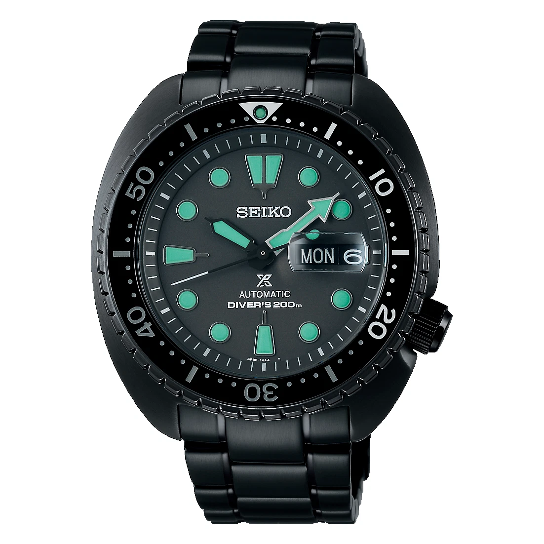 Seiko Prospex Sea Diver's Watch - 45mm, Auto, Stainless Steel, Black Dial, Model