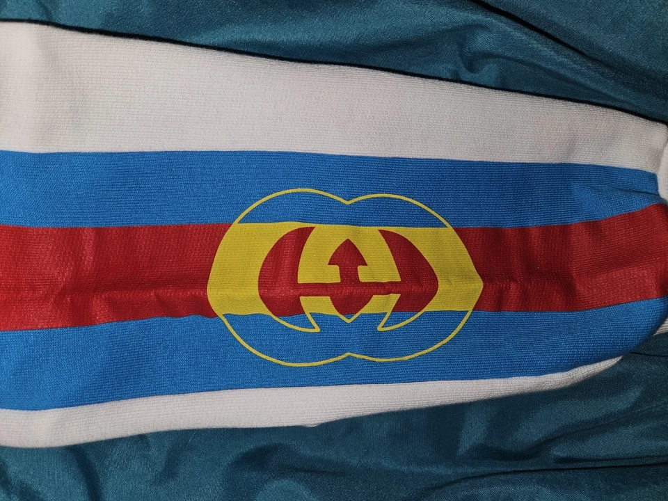 全新带标签 GUCCI 白色慢跑裤/运动裤 COA 含 8Y 码 — 第 4/4 张图片