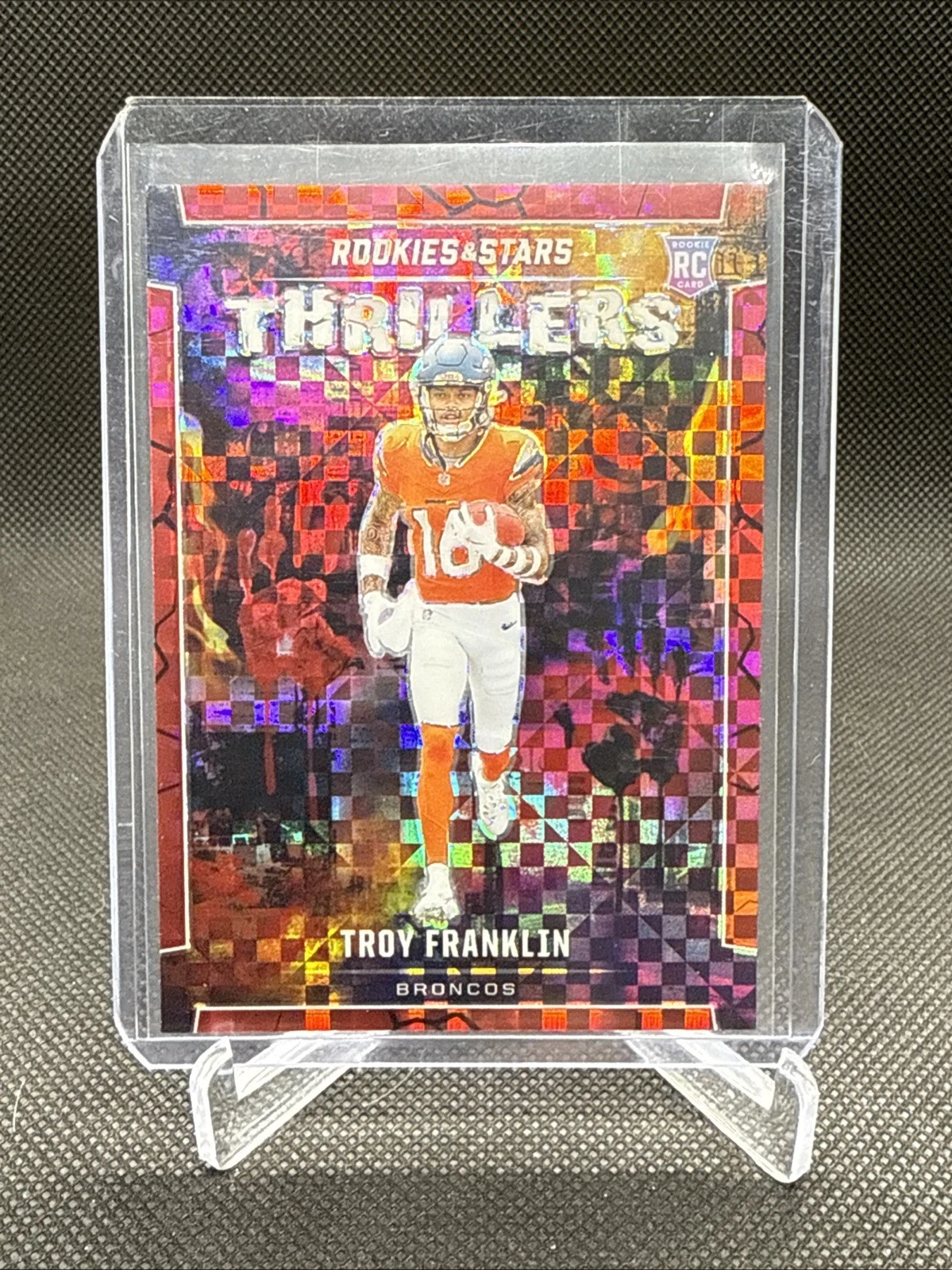 Troy Franklin Panini Rookies & Stars Thrillers #TTFN Base
