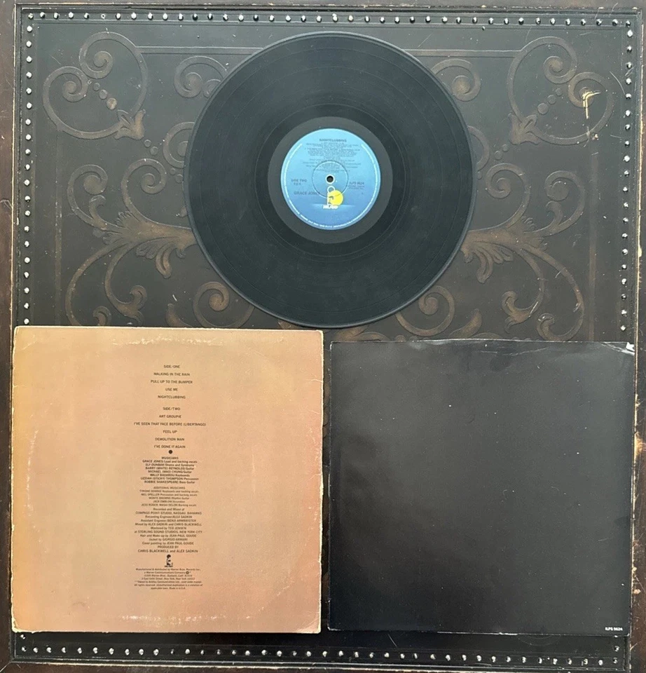 GRACE JONES Nightclubbing Vinyl LP 1981 Island Records US Pressing ILPS 9624 EX - Image 2 of 4