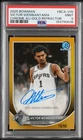 2025-26 BOWMAN VICTOR WEMBANYAMA CHROME GOLD REFRACTOR AUTO /50 #BCA-VW SPURS