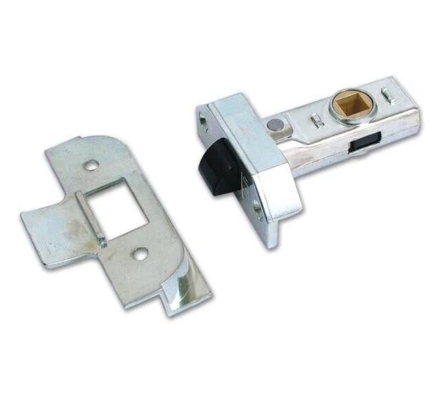 HSD Loquet Mortaise Tubulaire à Galbe 65mm Finition Satin Argent, 1 Pièce - Photo 1/1