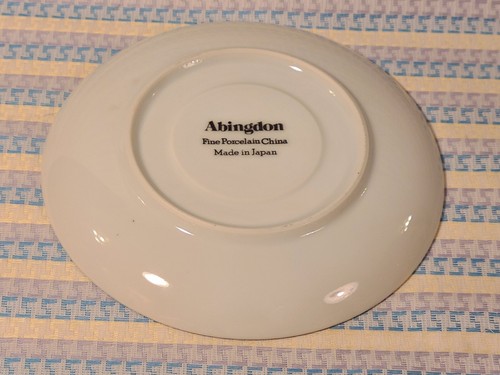 Vintage Abingdon Pink Roses Fine Porcelain China Excellent Condition Japan - Picture 3 of 3