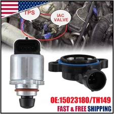 Throttle Position Sensor TPS Idle Air Control Valve For Chevy GMC Buick Cadillac
