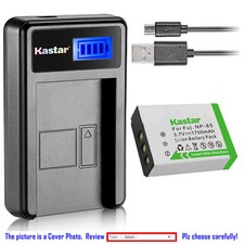 Kastar Battery LCD Charger for Fujifilm NP-85 Fuji FinePix SL1000 FinePix SL240