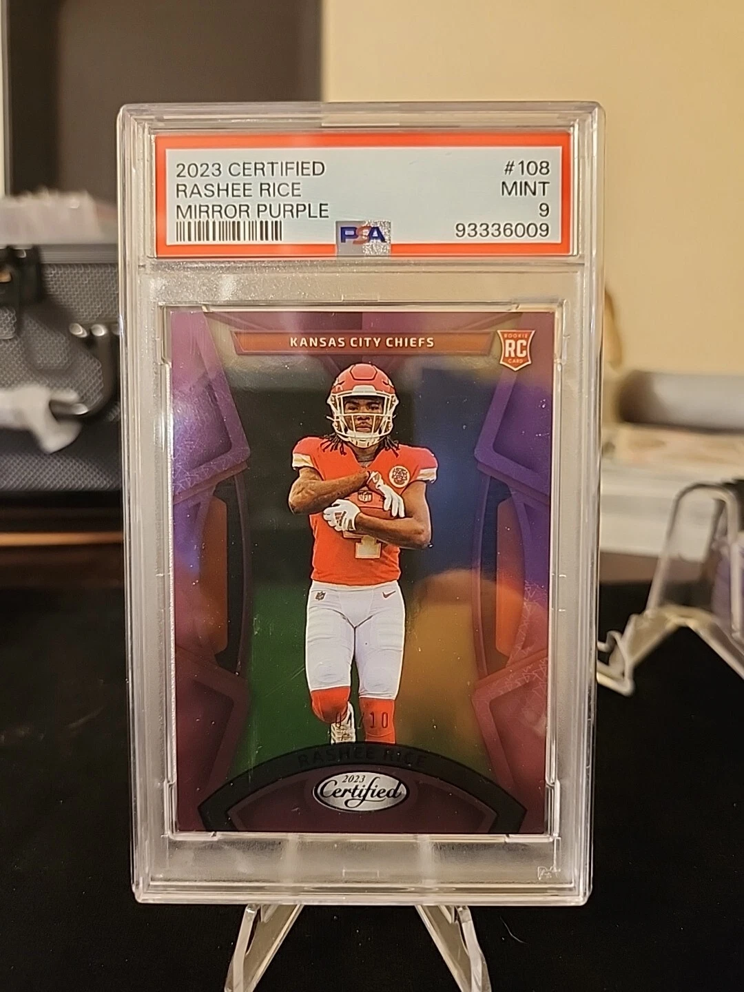 Rashee Rice Panini Certified #108 Purple Mirror