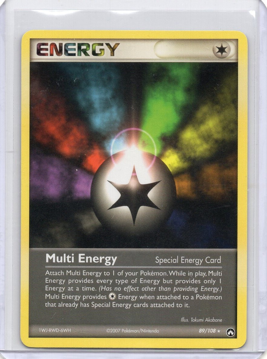 Multi Energy 89/108 EX Power Keepers Pokemon TCG Rare LP