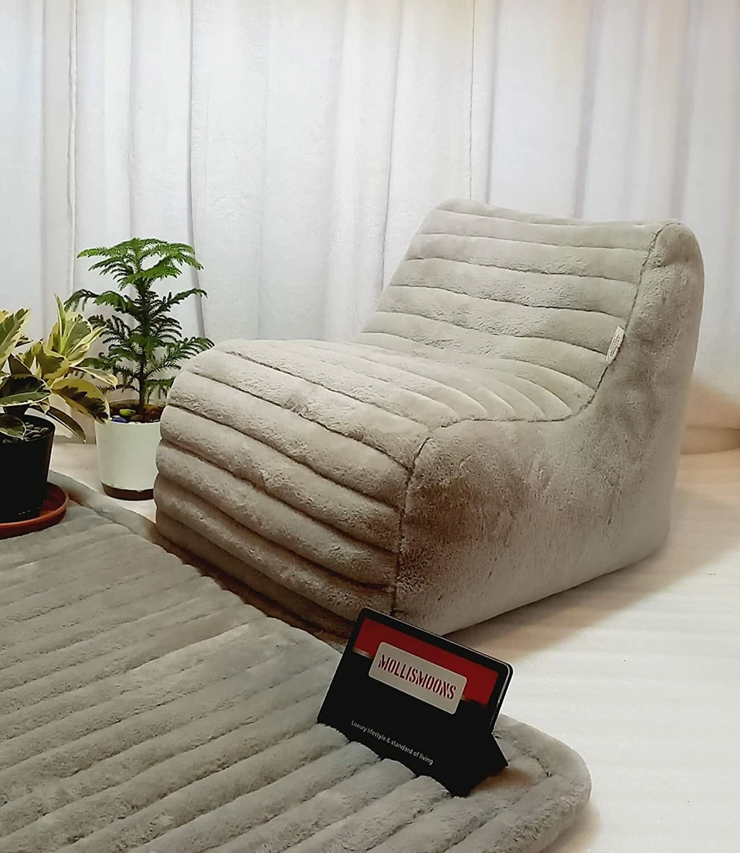 Lounger bean bag with beans sale