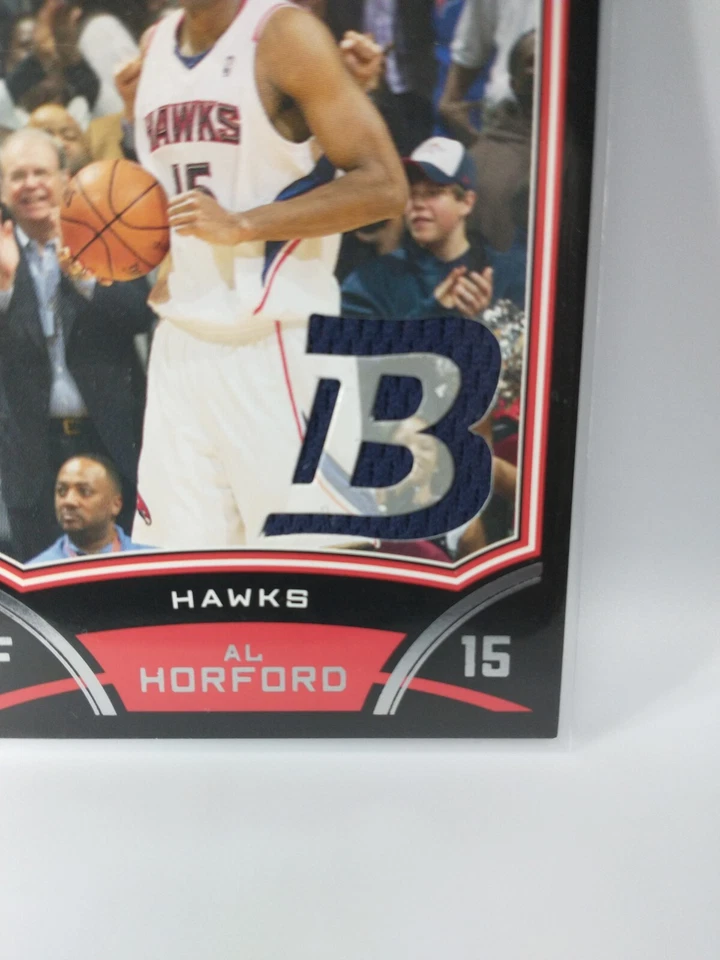 🏀Al Horford 2008-09 Bowman Game Used Jersey Relic Patch #BRAH Celtics - Image 2 of 4