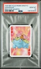 1999 BICYCLE POKEMON MINI PLAYING CARDS RED DECK 6 OF HEARTS VENUSAUR PSA 10