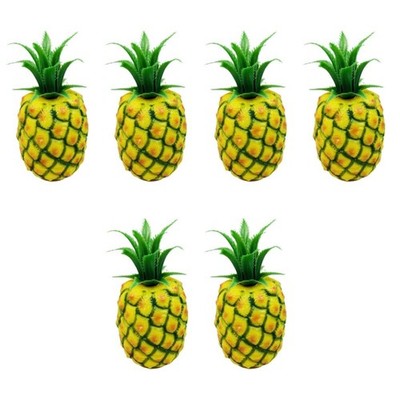  3 Pieces Gefälschtes Ananasmodell Plastik Obst Deko Künstliche Früchte