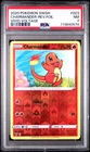 2020 POKEMON SWORD & SHIELD VIVID VOLTAGE #023 CHARMANDER-REVERSE FOIL PSA 7