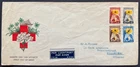 AtoZ. Netherlands FDC 1949 Flower Semi-Postal Set to Curacao