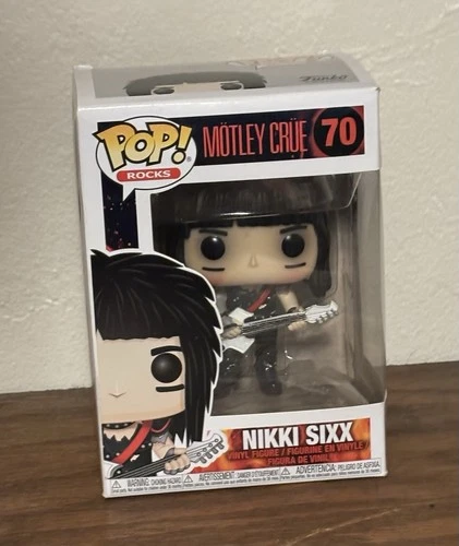 Funko Pop! Rocks Motley Crue Nikki Sixx #70 Sealed In Box *READ* Vaulted