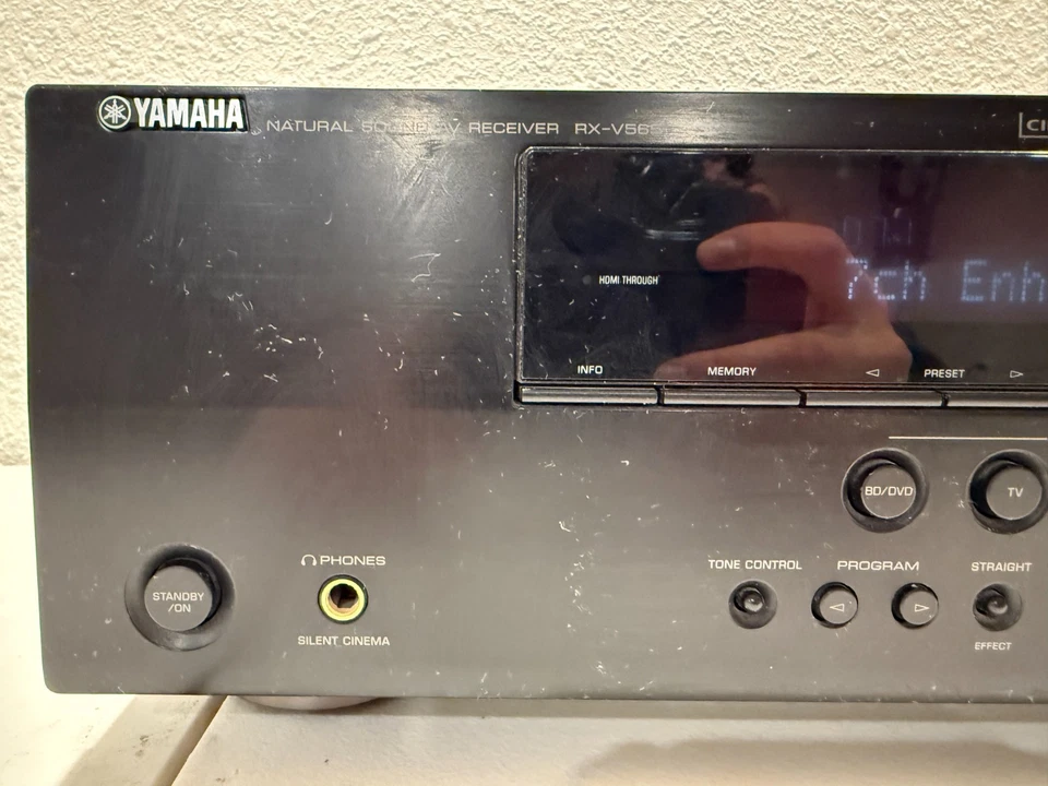 Yamaha RX-V565 Channel HDMI Dolby DTS Natural Sound A/V Receiver - Image 2 of 4