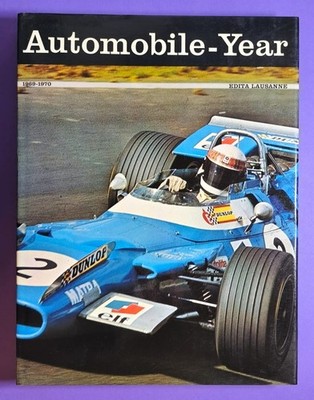 altes Buch Automobile Year 1969-1970, Capri, Manta, Matra, Porsche 917, Rindt..