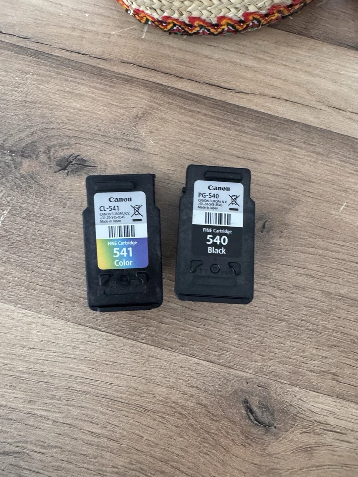Canon PG-540 Noir + CL-541 Tricolore Lot 2 Cartouches Encre Original Jet - Photo 2/2