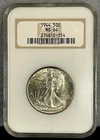 1944 Walking Liberty SILVER Half NGC MS64 Old Fatty Holder-Nicely TONED!