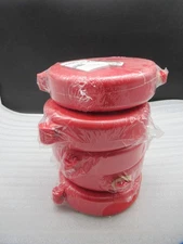 Lot of 5- Brady Prinzing SD06 Safetee Donut Red Valve Lockout Device 5"-6.5"