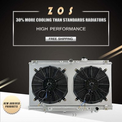 Radiator + Fan shroud For Acura CL Accord Prelude 2.2L L4 1994-2001 AT