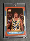 CHEVY CHASE Signed Auto Fletch 1986 Fleer Basketball Style Trading Card SWAU