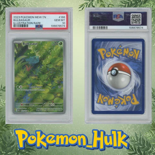 PSA 10 BULBASAUR 166/165  151