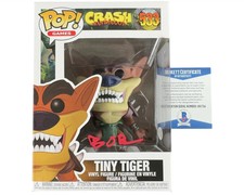 Brendan O'Brien signed Funko Pop Figure Tiny Tiger Crash Bandicoot