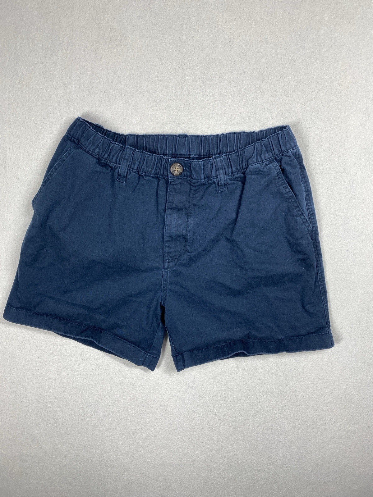 Chubbies Shorts Mens Med Blue Chinos 5.5" Inseam The Staples Stretch Camp Casual