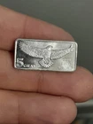 5 Gram Monarch Silver Bar Eagle Design Rare .999 Fine