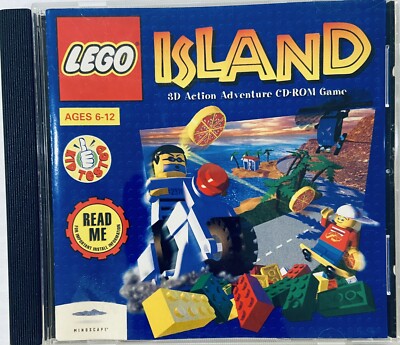 LEGO Island 3D Action Adventure PC CD-ROM Windows 95 1997 Game